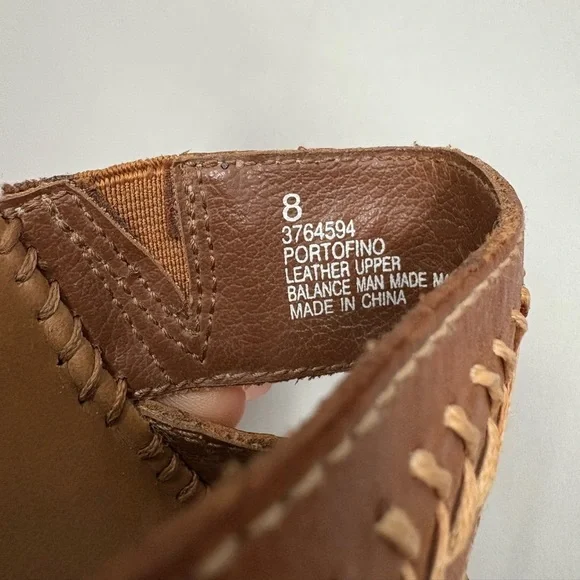 Dr. Scholl's Air Pillo Thong Leather Sandals Womens Flip Flops Wedge Shoes Sz 8 - Picture 5 of 12